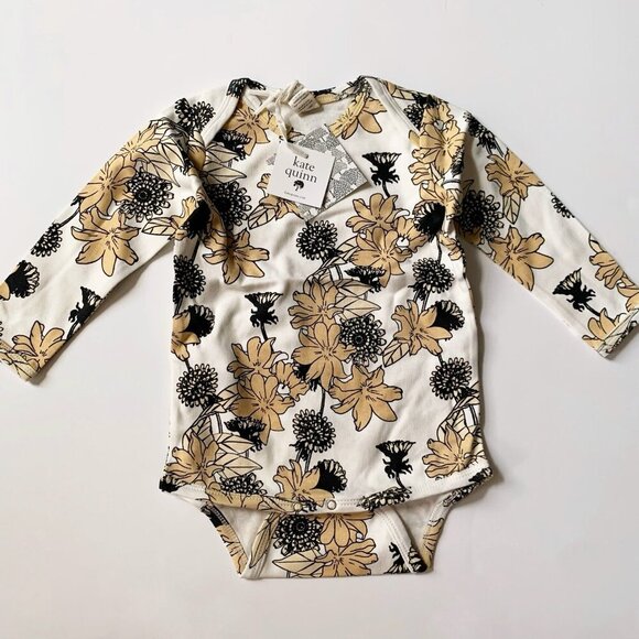 NWT Kate Quinn Organics baby girl bodysuit 18-24 months - Picture 1 of 5
